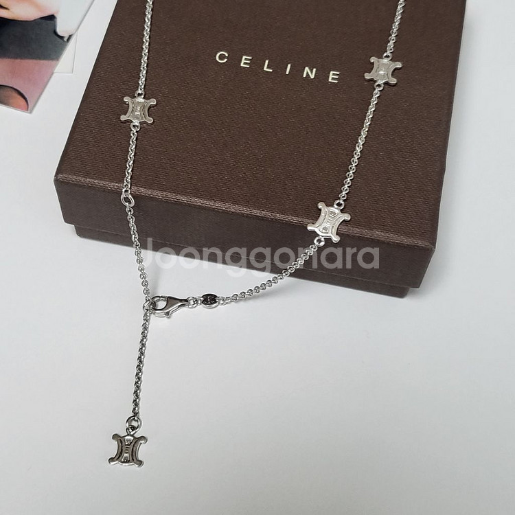 Celine necklace 셀린느 빈티지 목걸이 정품--0