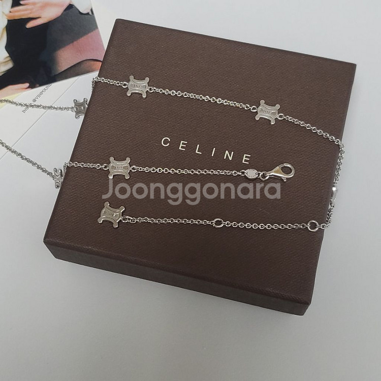 Celine necklace 셀린느 빈티지 목걸이 정품--1