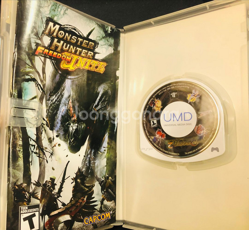 PSP 몬스터 헌터 북미판 게임팩--2