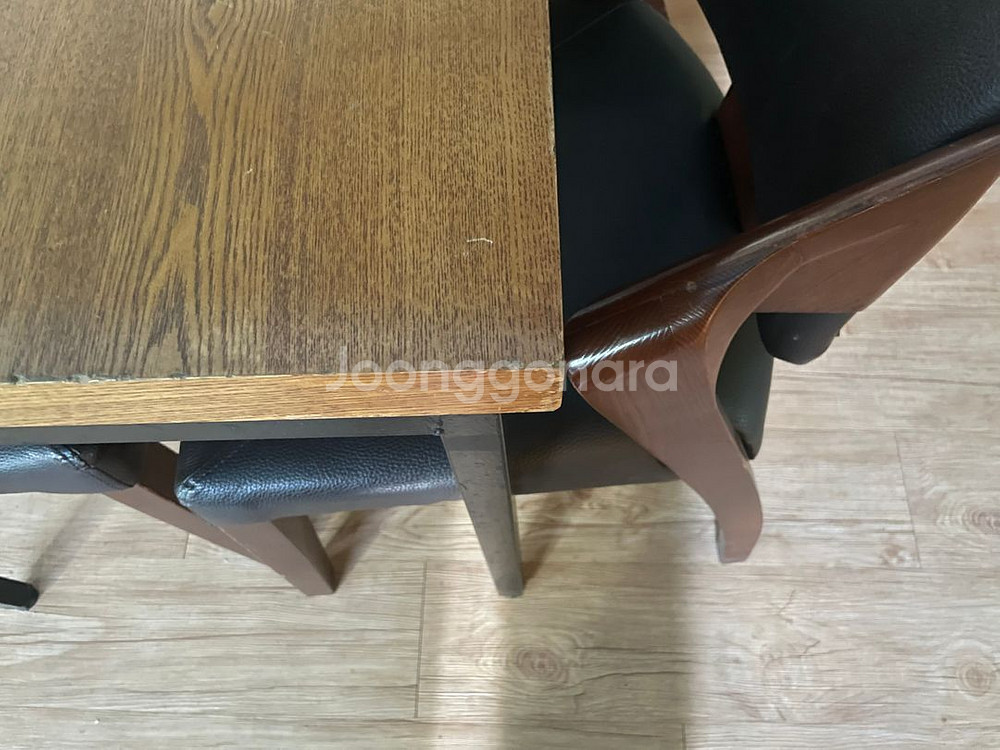 4인 우드 테이블--3