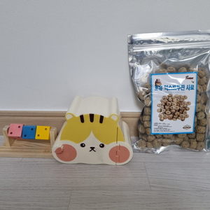 카르노 큐브 장난감+햄스터 관찰존+익스 300g 새제품