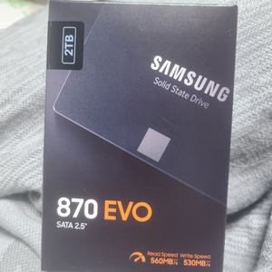 삼성 870 EVO 2Tb SSD 새제품
