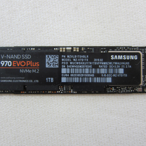 삼성 970 EVO Plus M.2 NVMe 1TB