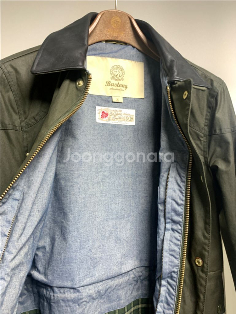 바스통 001 왁스자켓 올리브 M--2