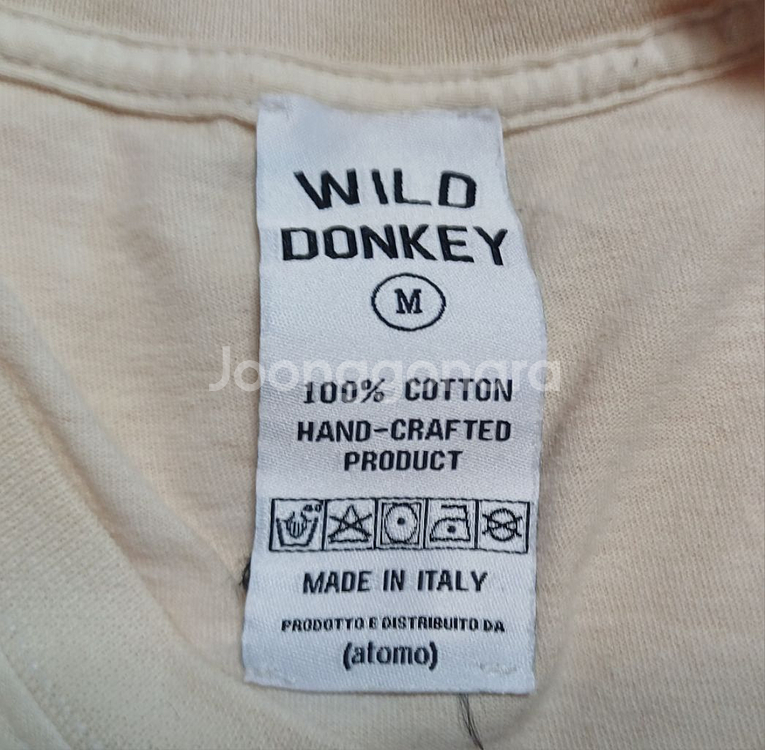 와일드동키 WILD DONKEY 티셔츠 M size--3
