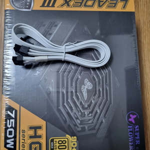 미개봉 슈퍼플라워 LEADEX III 750W 화이트