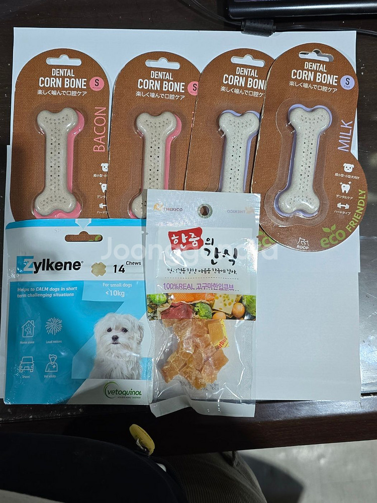 강아지 이갈이 간식 콘본 입니다(옥수수 성분 식용가능)--0