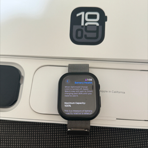 애플워치10 46mm 제트블랙