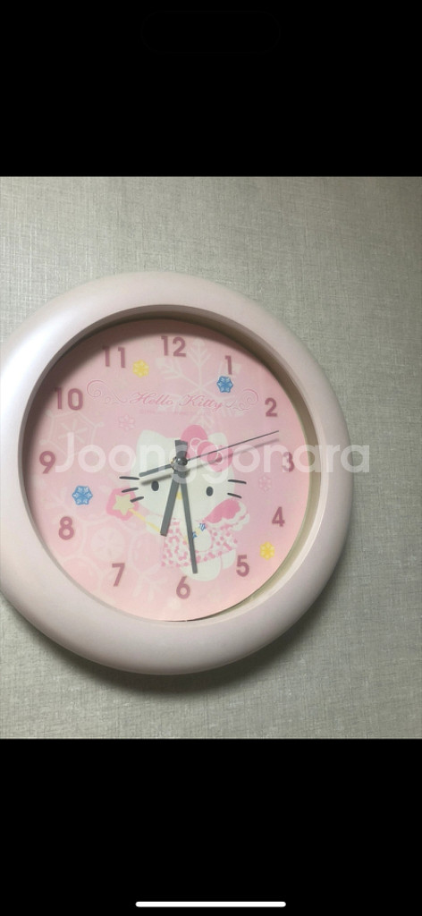 빈티지 고전 키티 벽시계--0