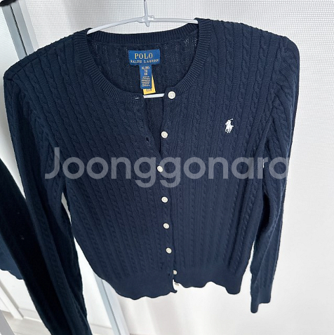 폴로 카디건 네이비 컬러 XS 사이즈--0