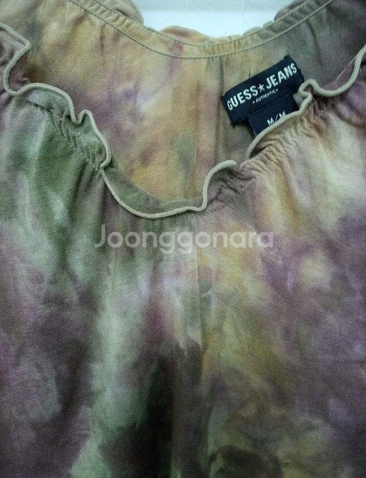 GUESS JEANS 크롭 티셔츠 M--4