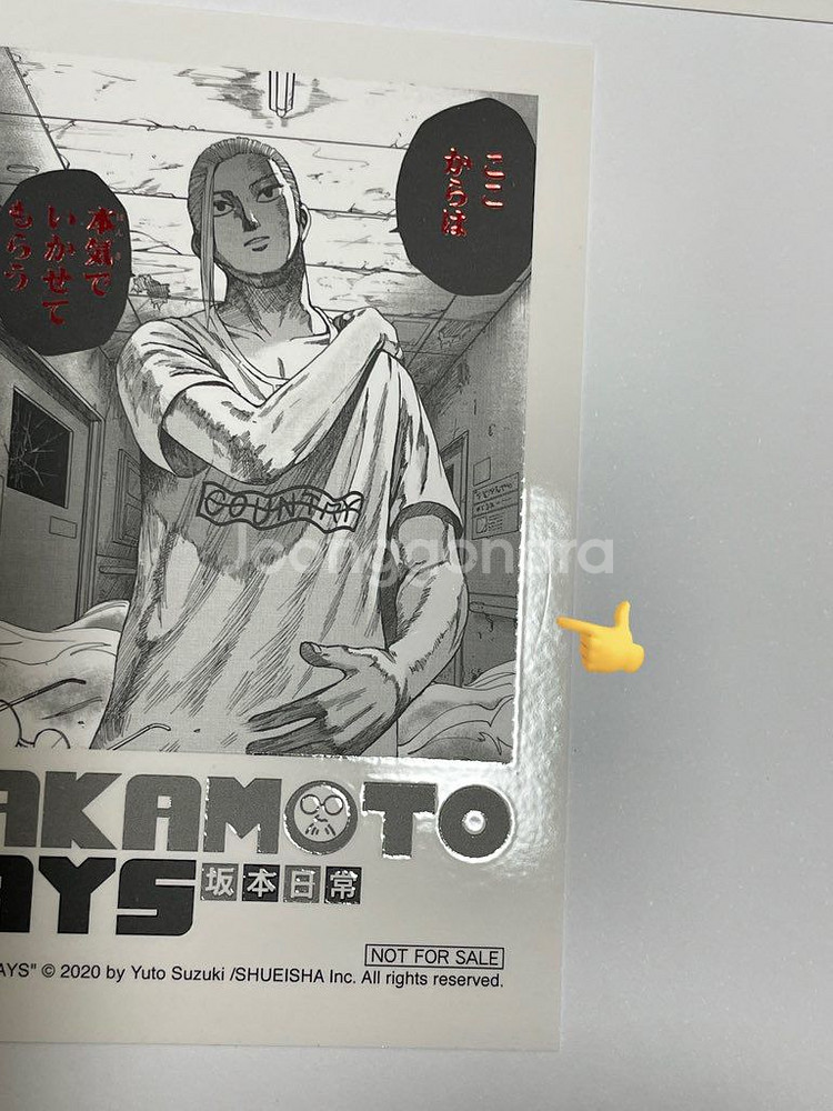 일괄)사카모토데이즈 대만판 5권 원화 폴라로이드 특전--9