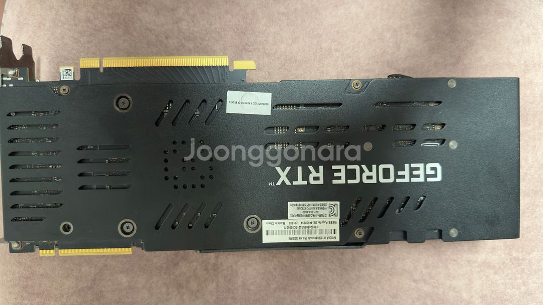 rtx2080 8gb 부품용--1