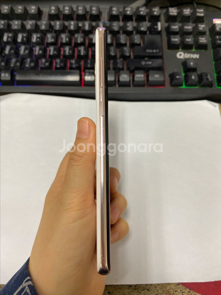 SK 갤럭시S10플러스 세라믹화이트 512G 무잔상--4