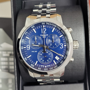 티쏘 PRC200 크로노그래프 청판 43mm 시계