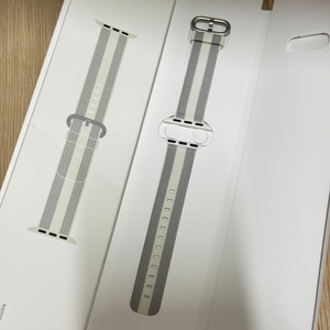 애플워치 화이트(펄) 우븐나일론(38/40/41mm)