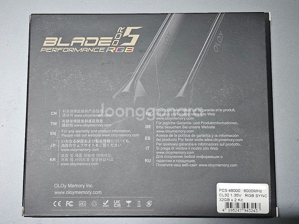 OLOy Blade DDR5 64gb(32gbx2)램--2