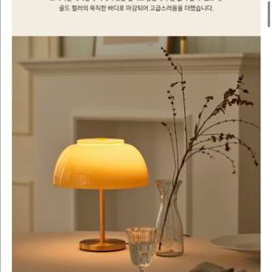 루미르R 테이블램프 골드에디션 모스옐로우 테이블램프 협