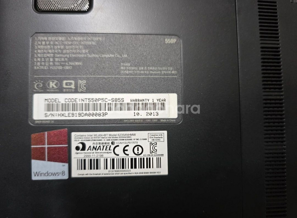 삼성 15인치 JBL스피커 탑재 노트북 NT550P5C--3