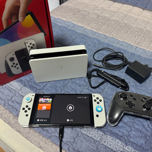 닌텐도 스위치 OLED 화이트+프로콘