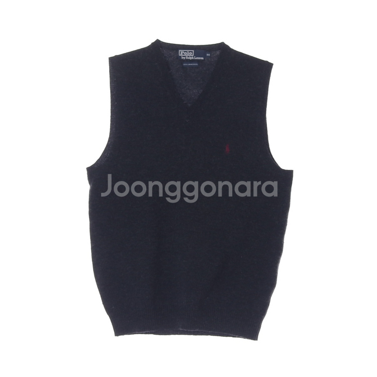 (정품)[S]폴로 랄프 로렌 램스울100% 차콜 니트--0