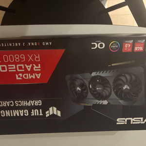 아수스 6800xt 터프 게이밍 그래픽카드