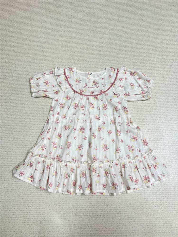미착용) 밍크뮤 25SS 미니드레스 110--0