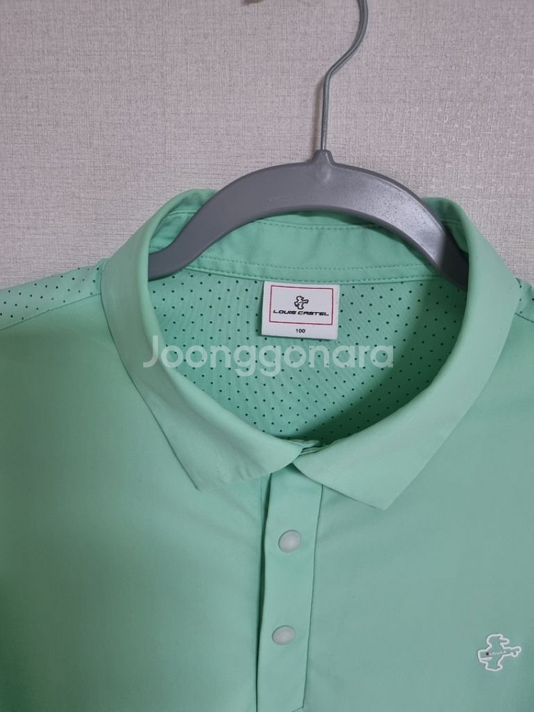 루이까스텔 남성 봄여름 골프티 100--1