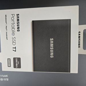 삼성 T7외장하드 SSD 500GB
