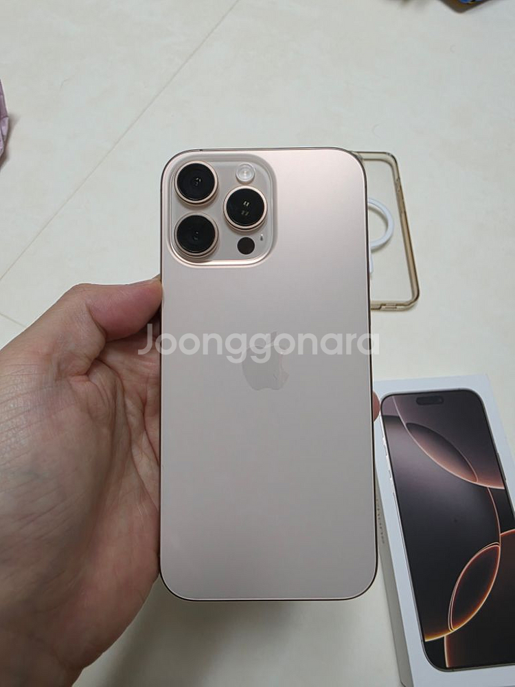 아이폰16 프로 맥스 512GB 네츄럴티타늄--4