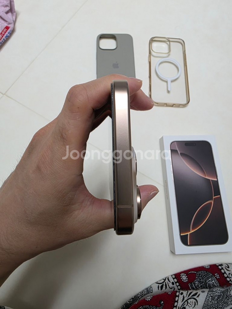 아이폰16 프로 맥스 512GB 네츄럴티타늄--6