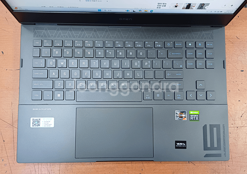 HP 오멘 16-n0094AX AMD 라이젠 7--2