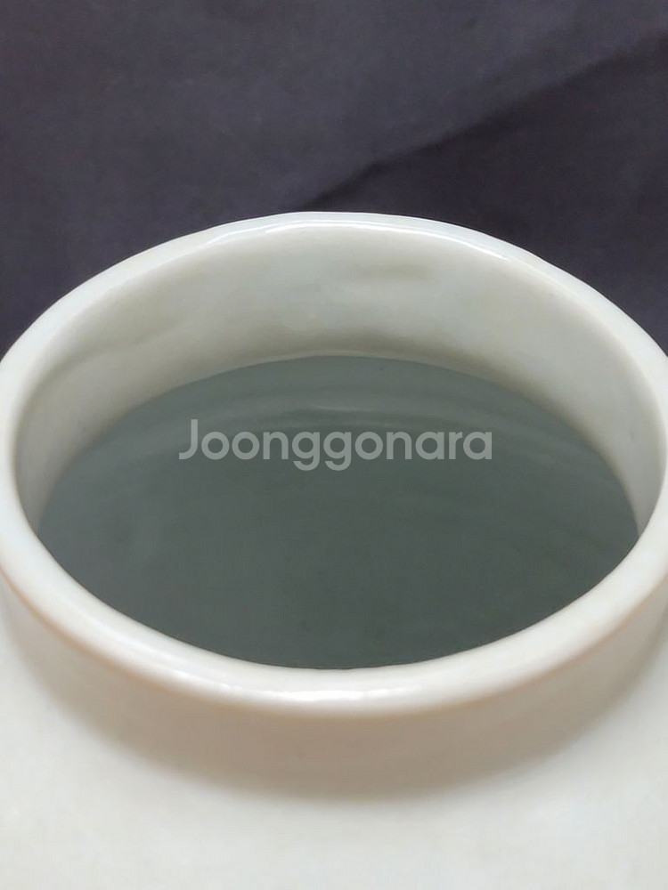 백자 청화 산수문 광구매병--8