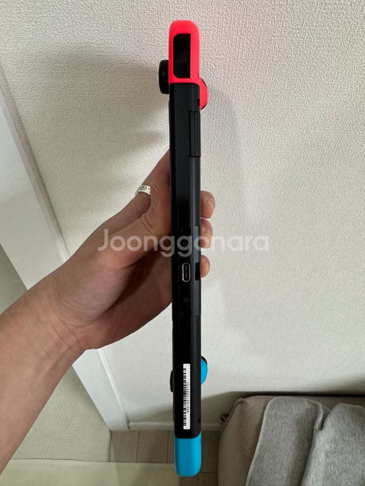 닌텐도 스위치 네온블루레드 S급--6