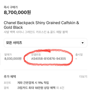 샤넬 25c 어반 백팩