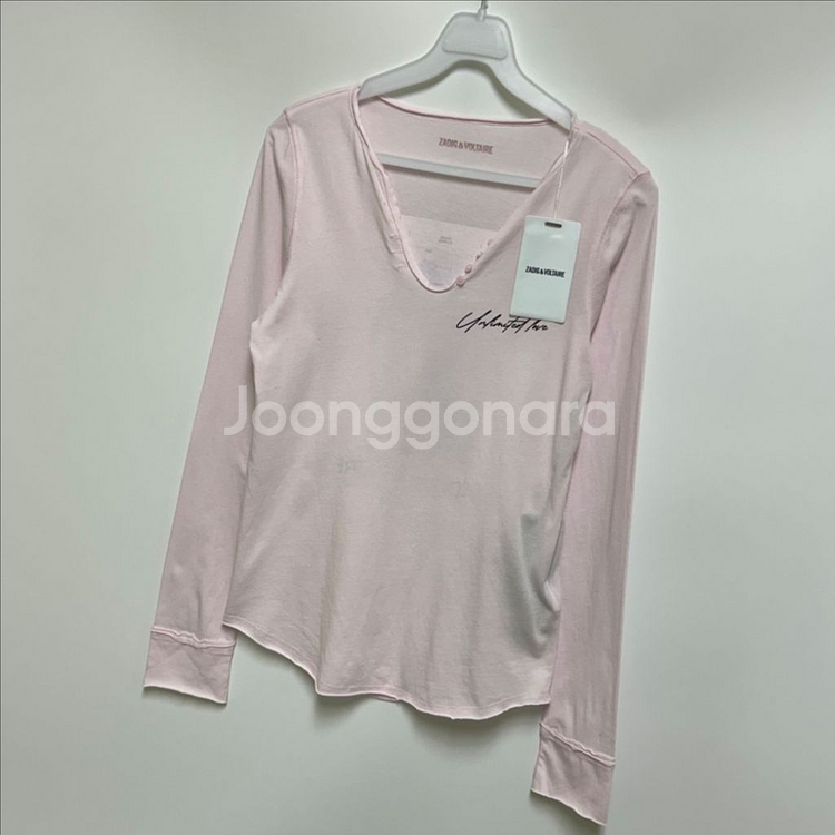 [여자 90]쟈딕앤볼테르 새상품 투니지엥러브 롱슬리브티--2