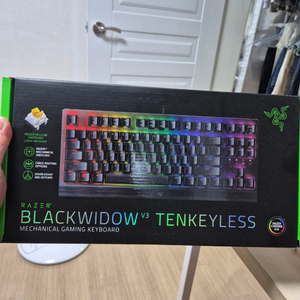 레이져키보드 v3 텐키리스 새상품