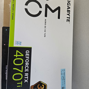 RTX 4070 Ti AERO 새상품 팔아요