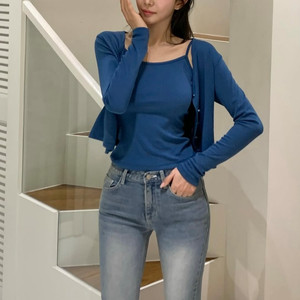 [미 시착 새 상품] 쥬드마켓 나시 가디건set