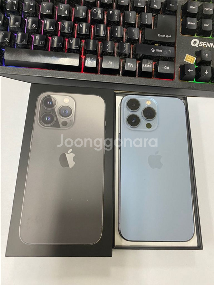 아이폰13프로 블루 SS급 256GB 무잔상--1