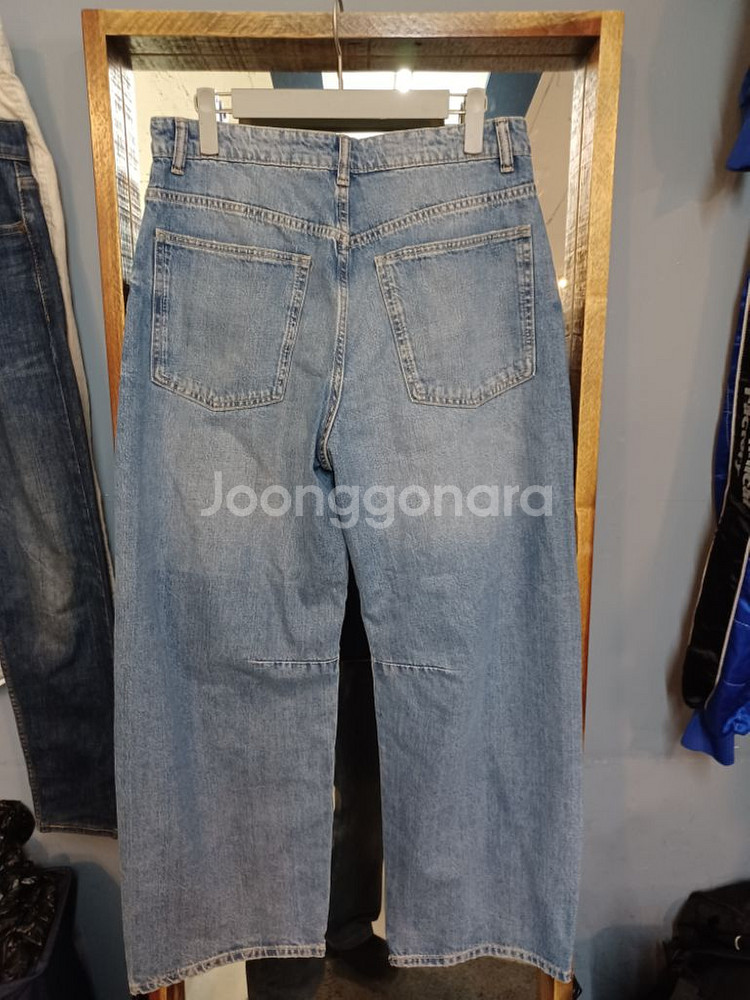 자라 파라슈트 와이드 데님팬츠 eur 40 대략 31--1