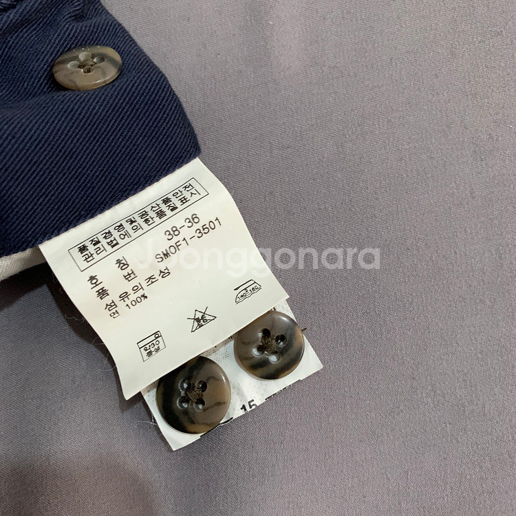 38인치 폴로 빅사이즈 투턱 치노팬츠 면바지--3
