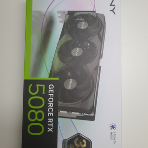 PNY RTX 5080 d7 트리플팬 미개봉품 팔아요