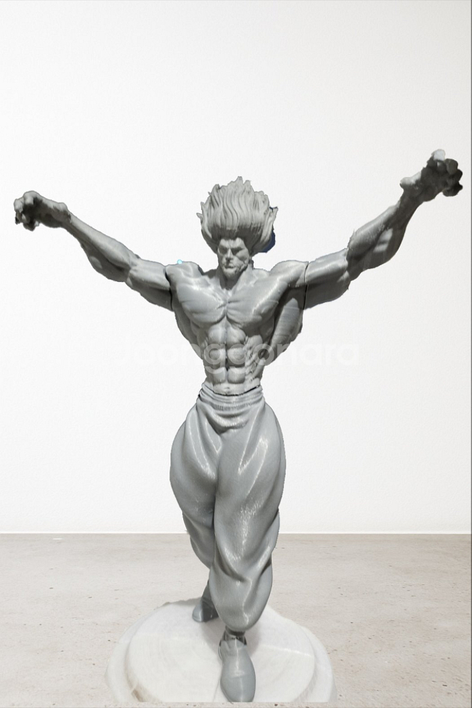 한마 바키 조각상 피규어 50~100cm--0