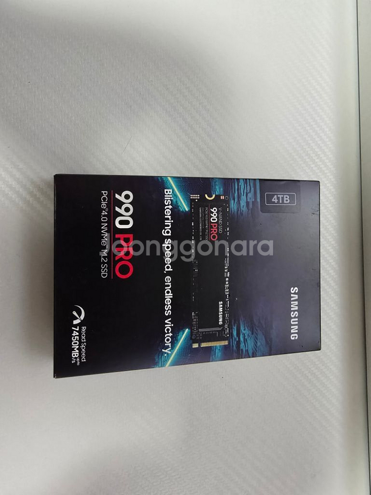 삼성 990 PRO 4TB SSD 미개봉--0
