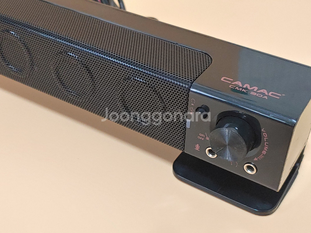 [중고] PC방용 AC 전원 고음질 사운드바 스피커--1