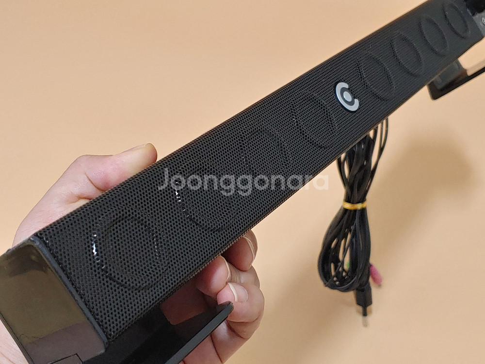 [중고] PC방용 AC 전원 고음질 사운드바 스피커--7