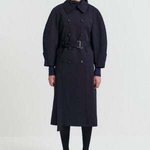 이아 FONTE TRENCH COAT(NAVY)S사이즈