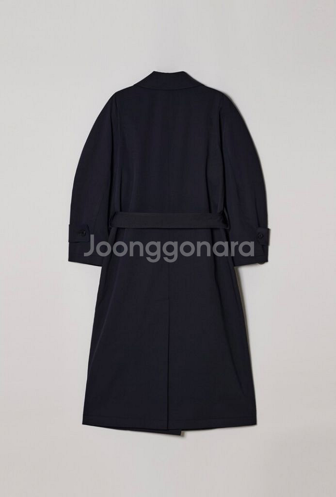 이아 FONTE TRENCH COAT(NAVY)S사이즈--4