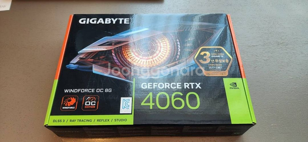 (미개봉) GeForce RTX4060 WINDFORC--1